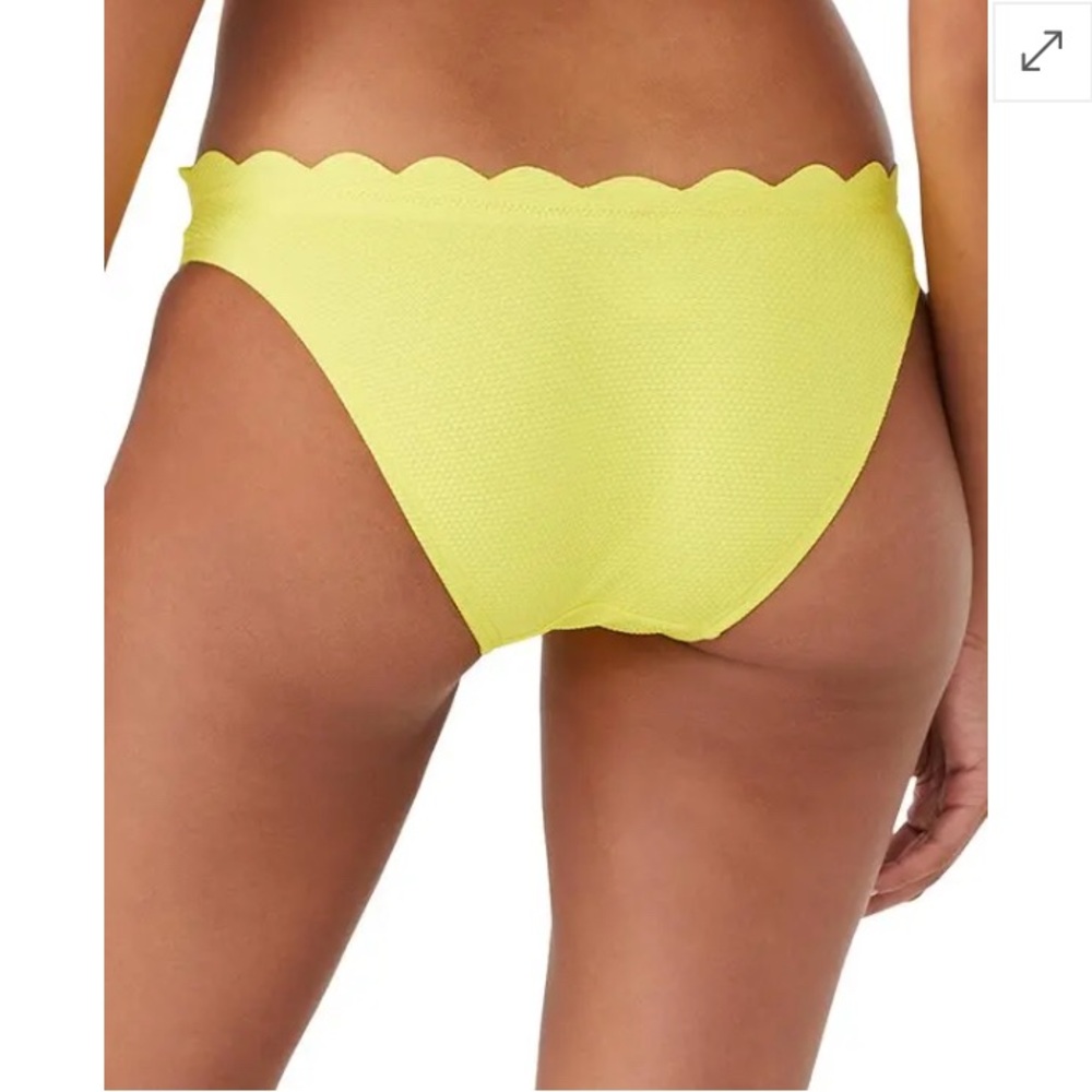 Kate Spade Yellow Cadmium Scalloped Bikini Bottom NWT